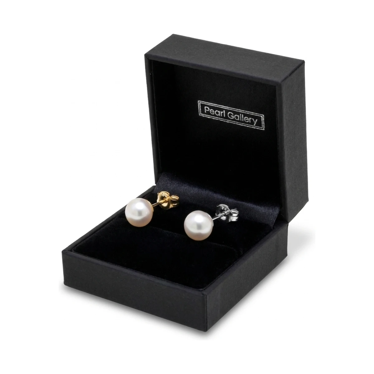 White Freshwater Bouton Stud Earrings  |  7mm 