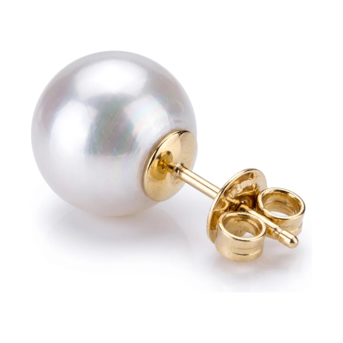 South Sea Cultured Pearl Stud Earrings 11.0-11.5mm | 18ct Yellow Gold 