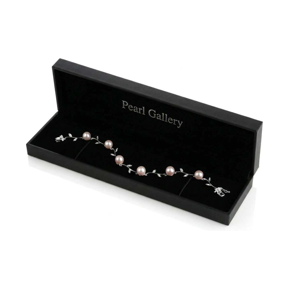 Freshwater Cultured Pearl & Diamond Bracelet  |  9ct Gold