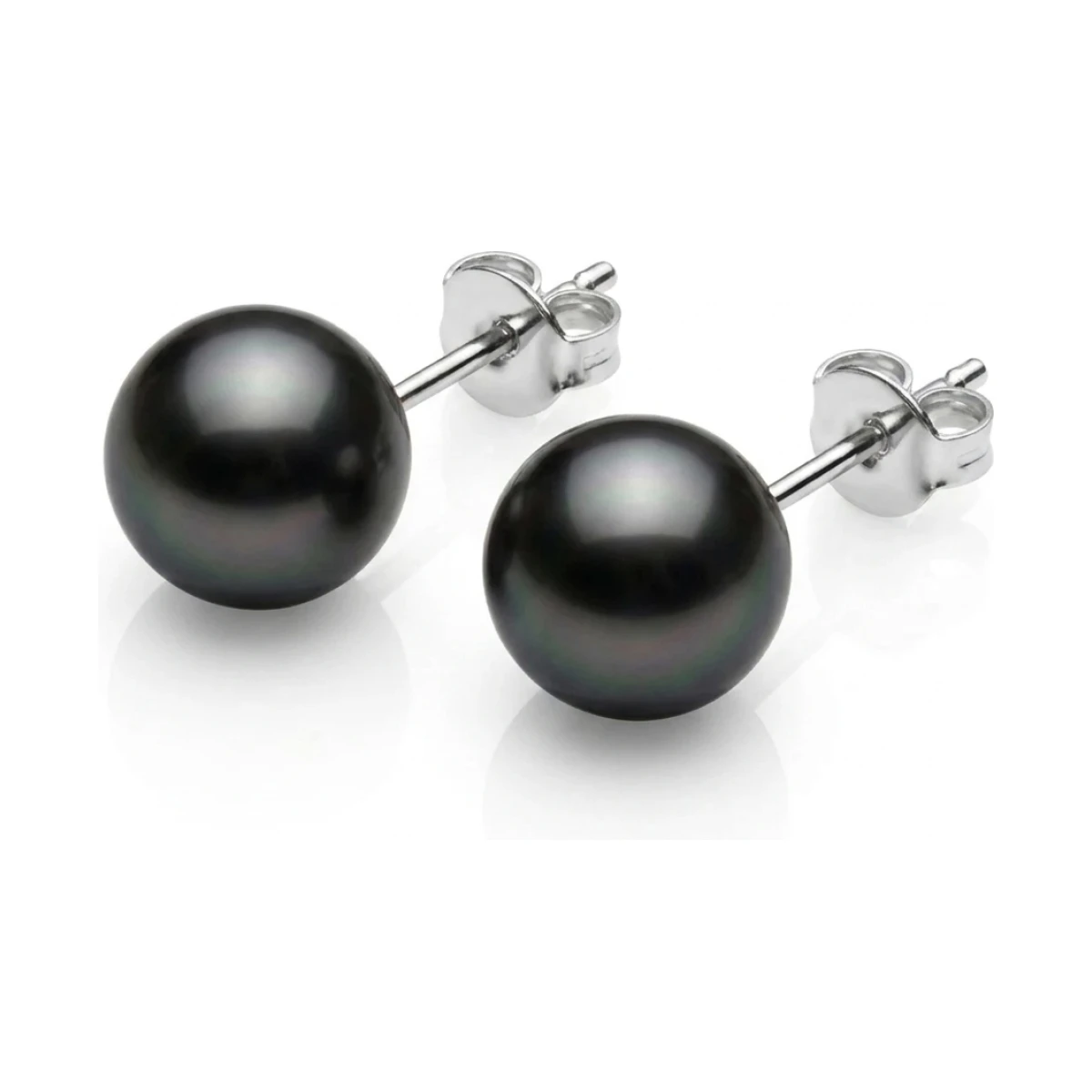 Black Akoya Stud Earrings  |  8.0-8.5 mm
