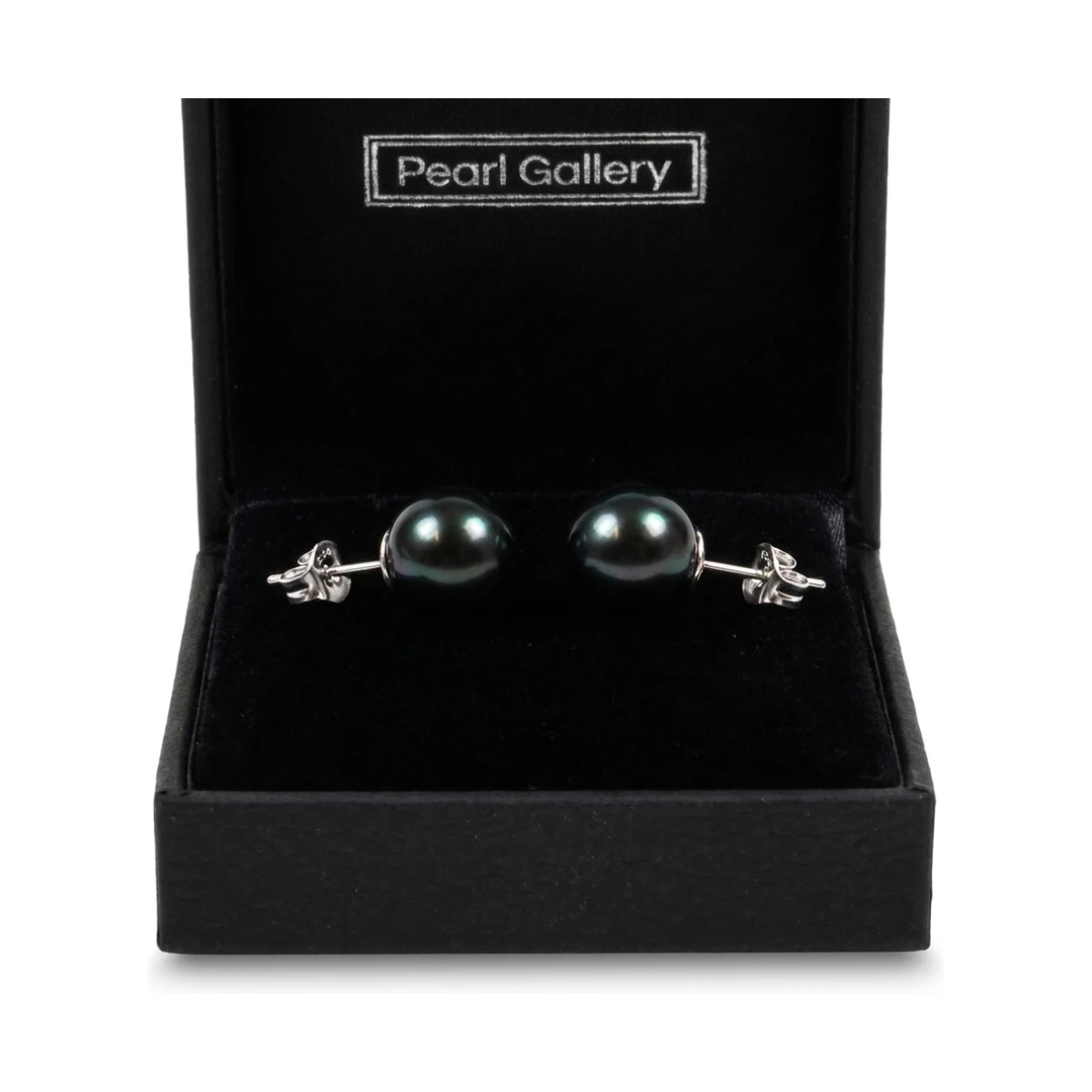  Black Akoya Stud Earrings  |  8.5-9.0 mm