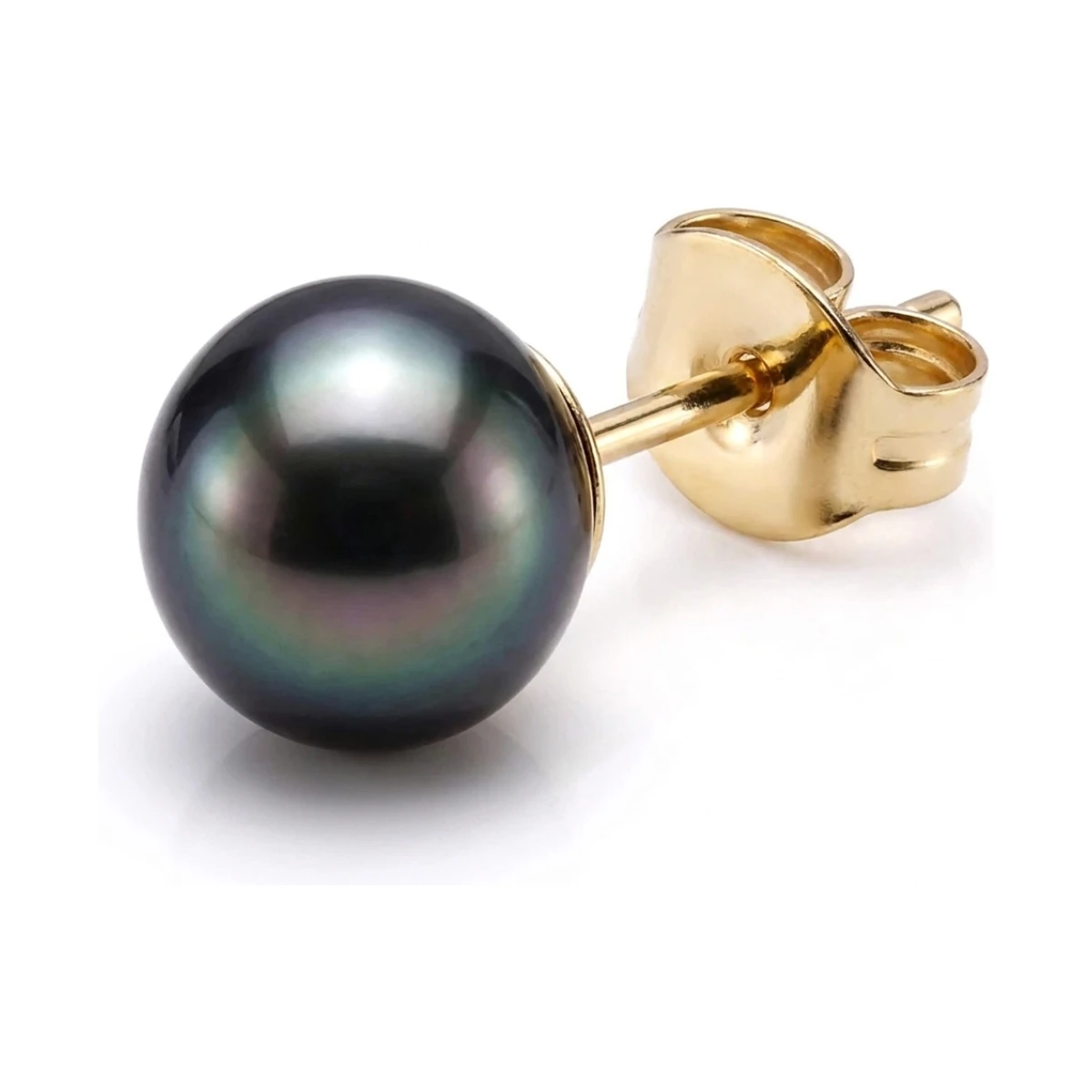 Black Akoya Stud Earrings  |  4.0-4.5 mm
