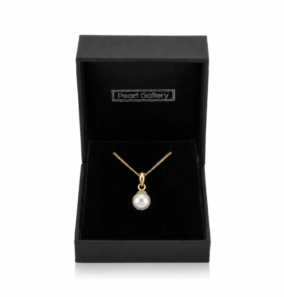 Simple Akoya Cultured Pearl Pendant 7.5-8.0 mm  |  9ct Yellow Gold