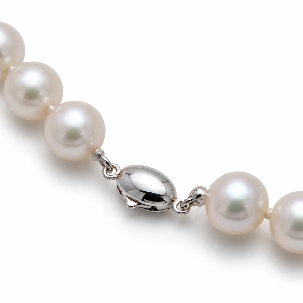 Freshwater White Pearl Necklace | AA Grade | 9mm