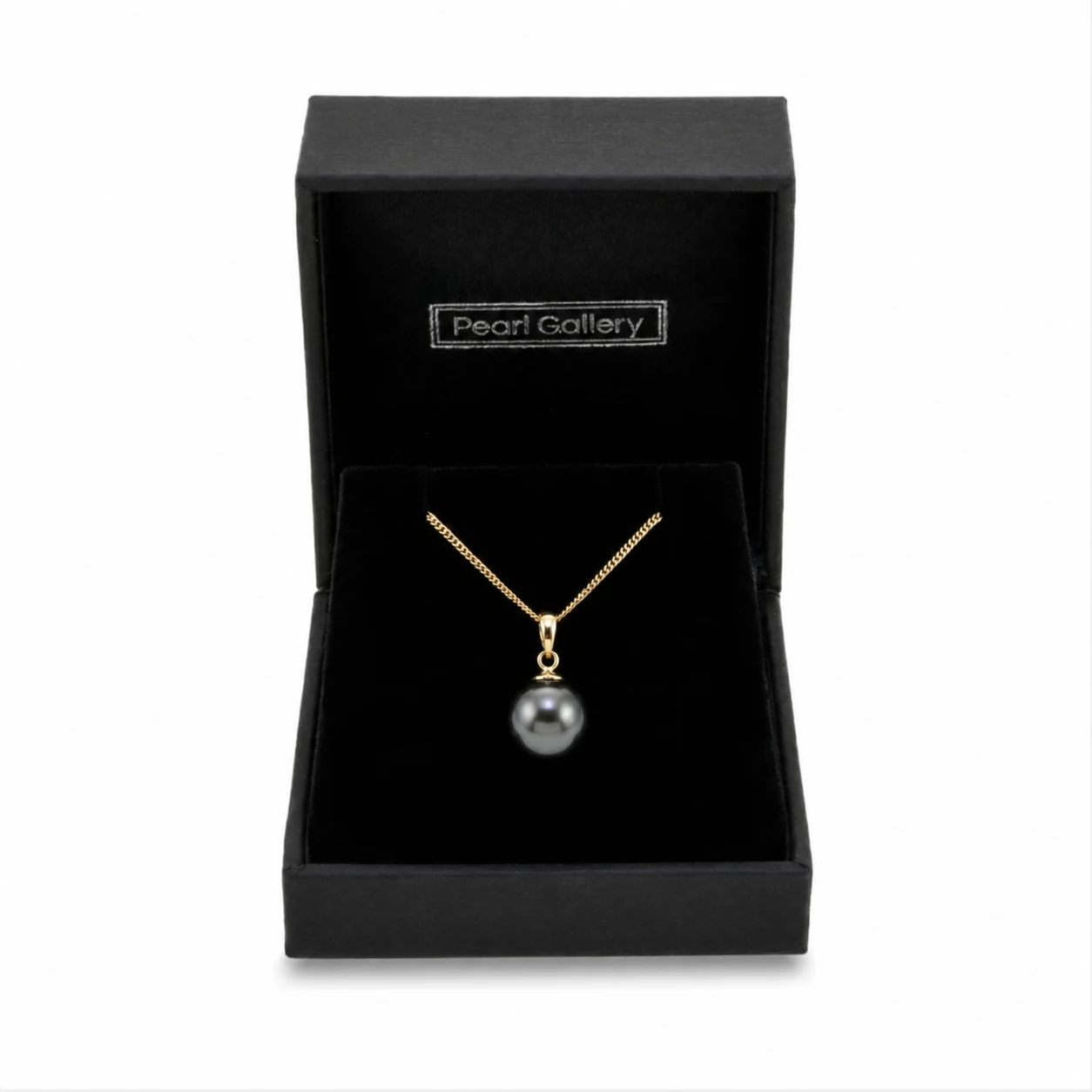 Tahitian Pearl Simple Pendant  |  9ct Yellow Gold