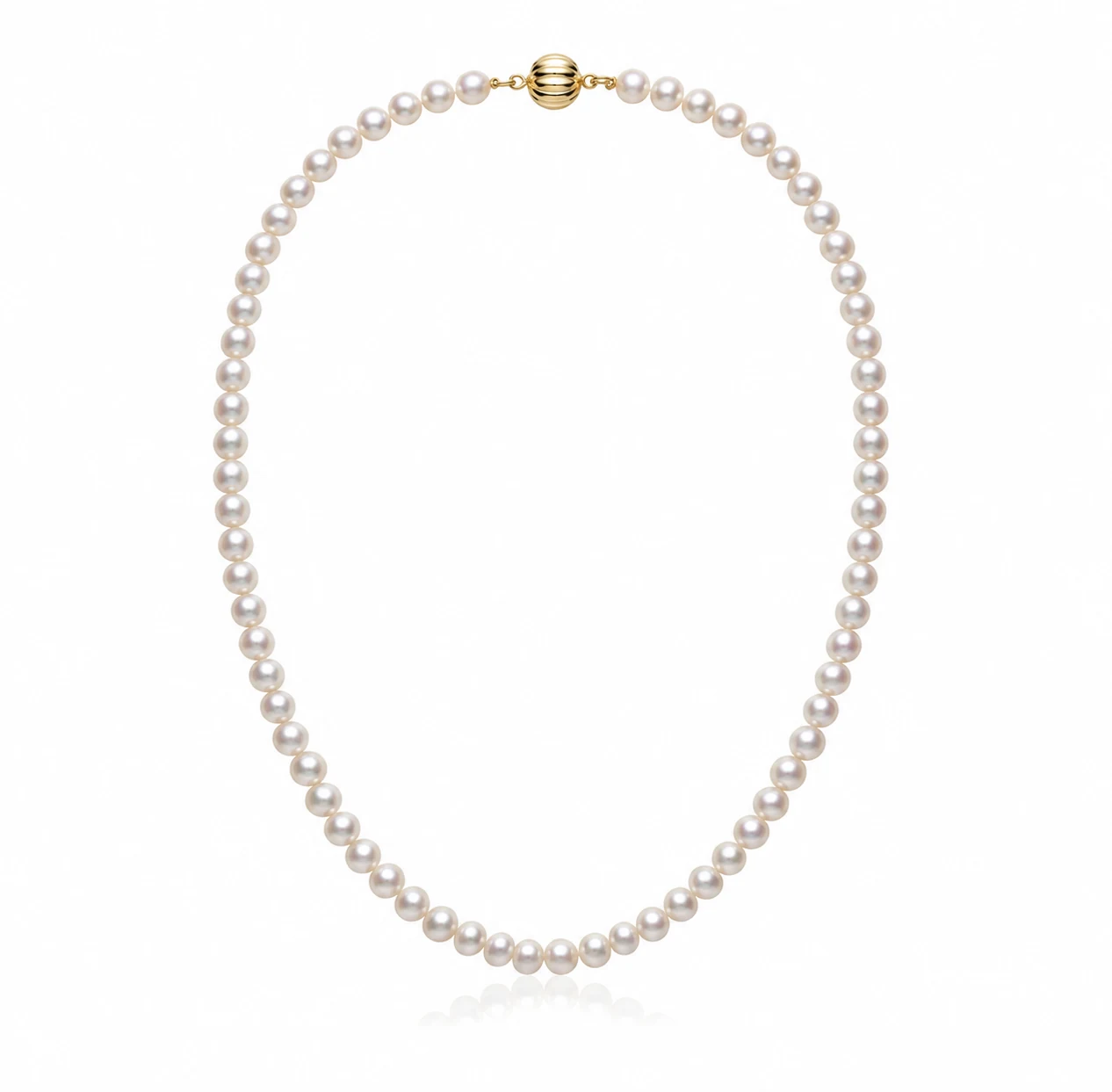 Freshwater Pearl Necklace | White  | AAA Grade | 5mm