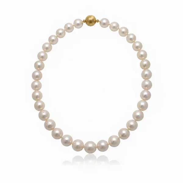 South Pearl Necklace 12.2 To 14.3mm